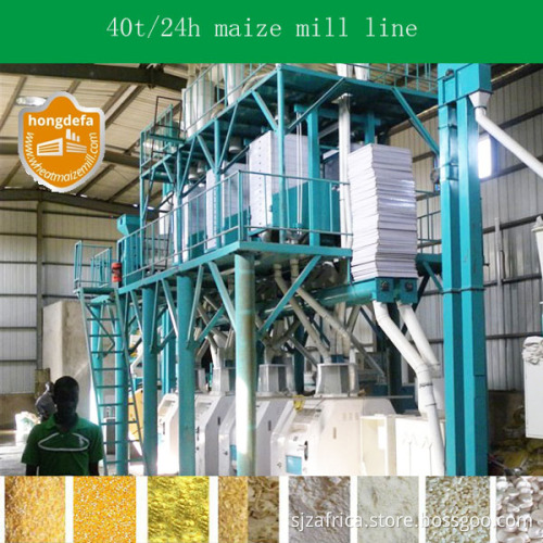 Kenya running 40 ton maize grinding mill
